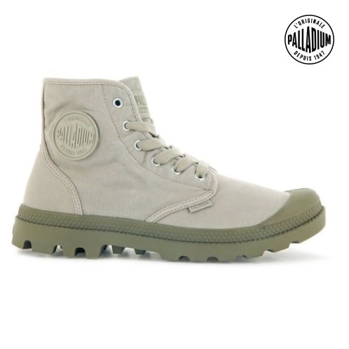 Bottes Palladium Pampa Hi Homme Grise Clair | FR CPY324F